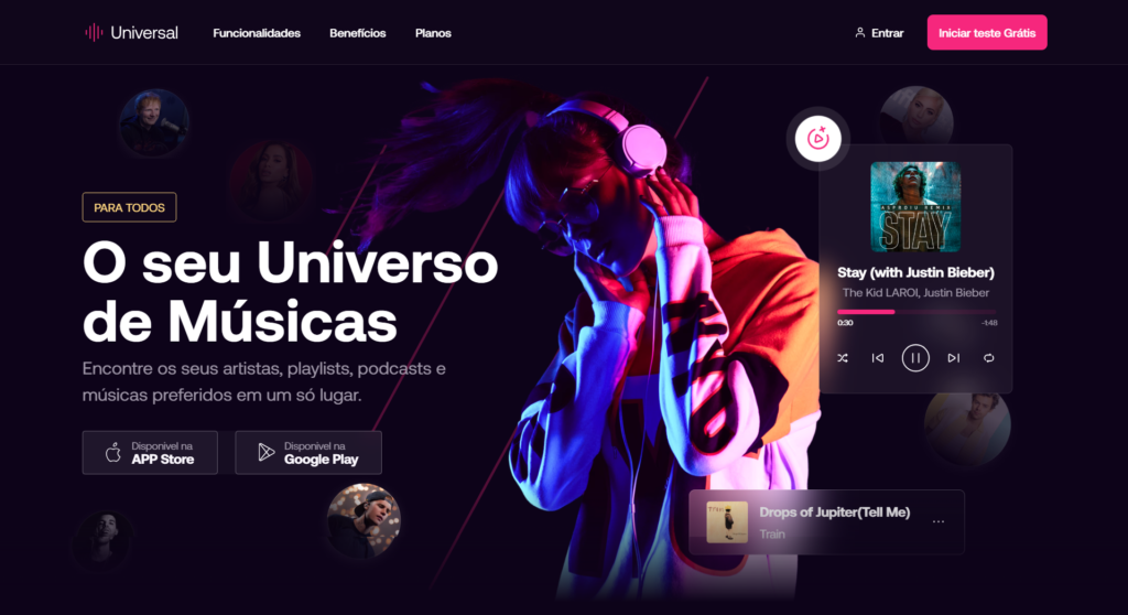 Landing page universal